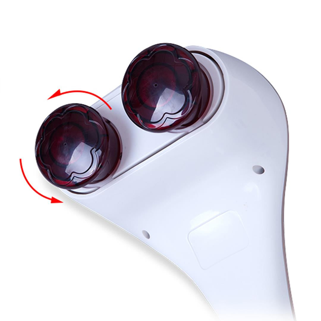 NNEAGS Portable Handheld Massager Soothing Heat Stimulate Blood Flow Shoulder 4 Heads