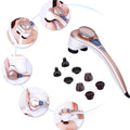 NNEAGS Portable Handheld Massager Soothing Heat Stimulate Blood Flow Shoulder 4 Heads